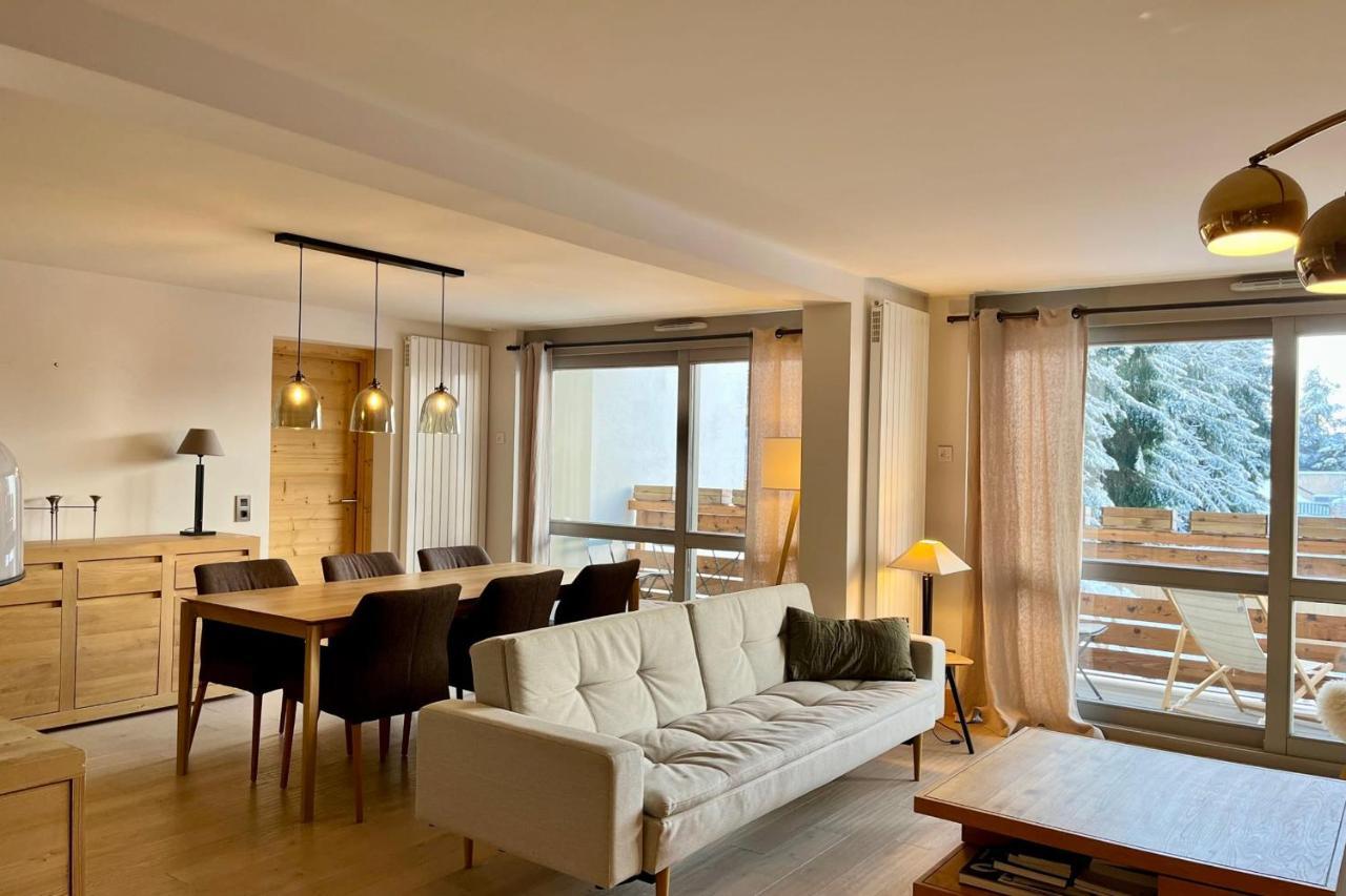 Modern Apt At The Foot Of The Slopes In Megève Eksteriør billede