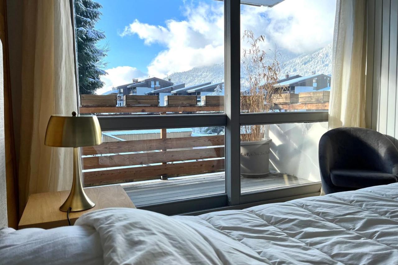 Modern Apt At The Foot Of The Slopes In Megève Eksteriør billede