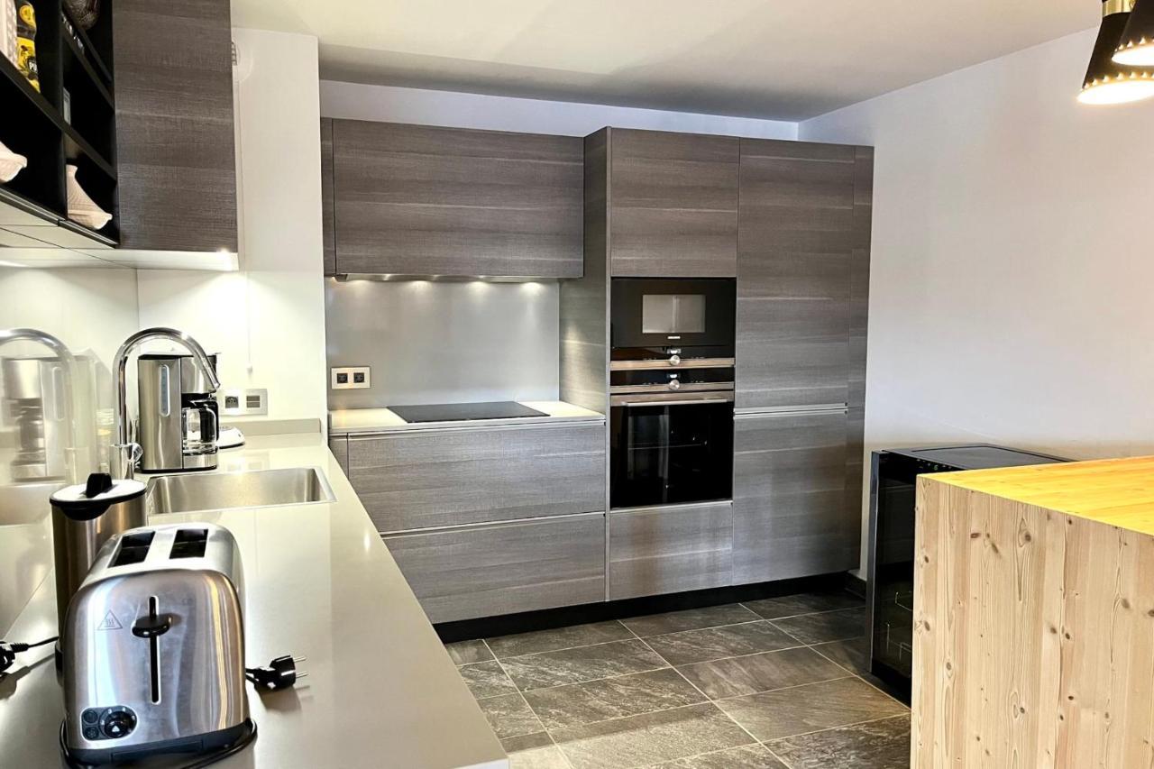 Modern Apt At The Foot Of The Slopes In Megève Eksteriør billede