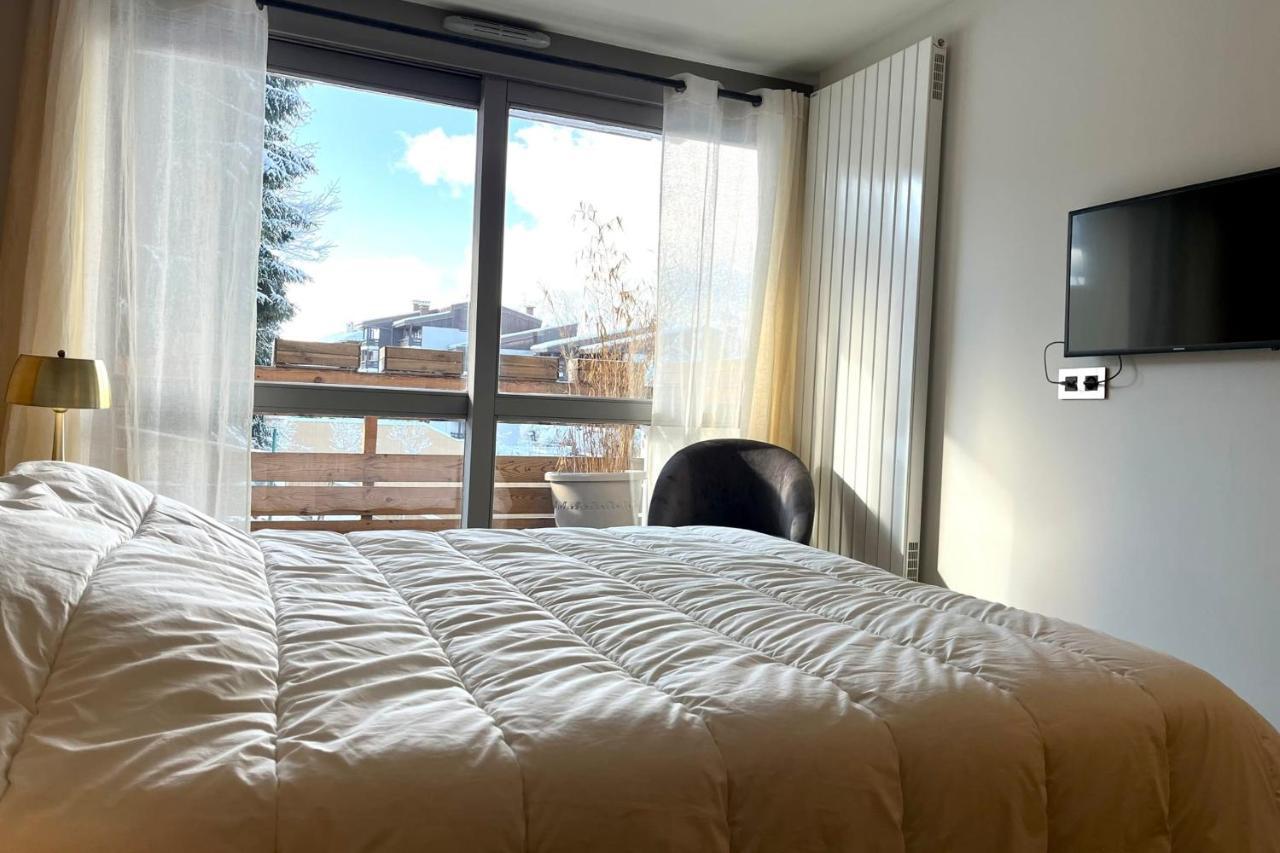 Modern Apt At The Foot Of The Slopes In Megève Eksteriør billede