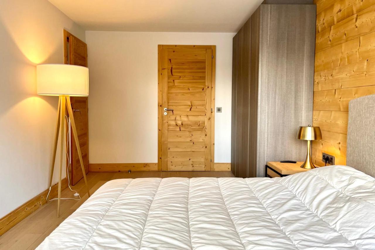 Modern Apt At The Foot Of The Slopes In Megève Eksteriør billede